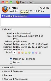 Select Open in 32 Bit Mode