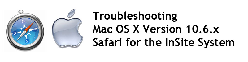 Toubleshooting Mac OS X 10.6.x for the InSite System
